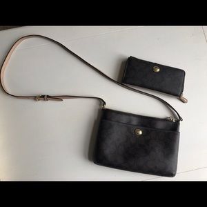 Coach Crossbody Bag and Matching Wallet